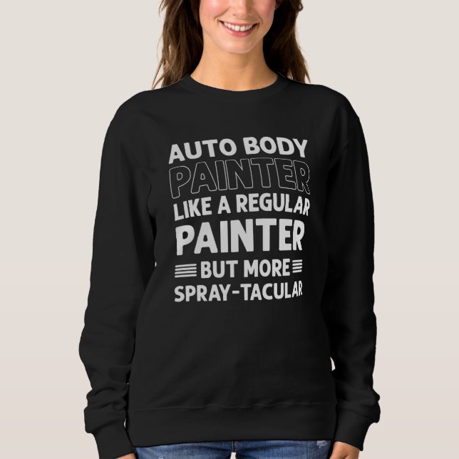 Sweatshirt Auto Body Painter Like A Regular Painter But Spray (Devant)