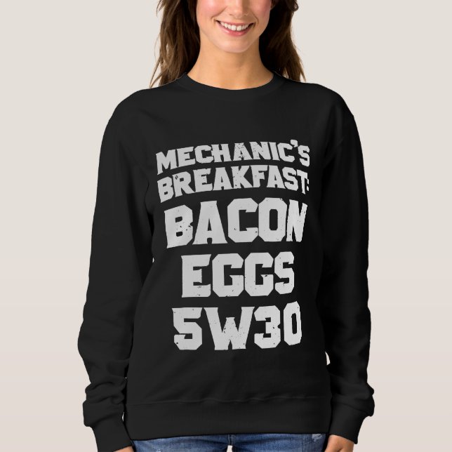Sweatshirt Auto mécanicien de voiture (Devant)