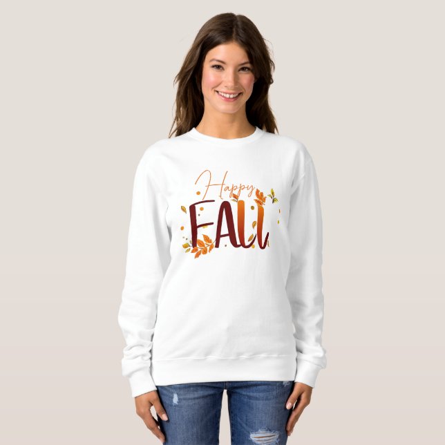 Sweatshirt Automne/Automne/Feuille (Devant entier)
