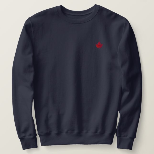 Sweatshirt Automne Feuille d'érable Canada Hommes Top (Design devant)