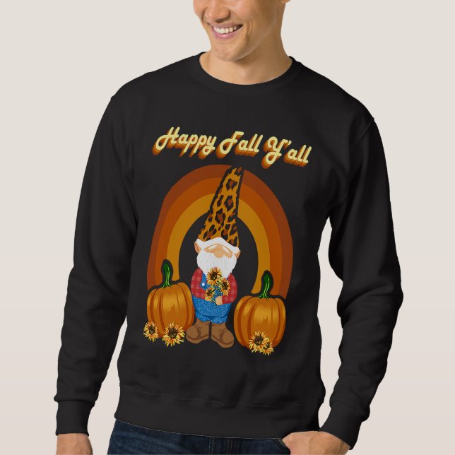 Sweatshirt Automne Gnomes Nain Printemps Automne Empreinte de (Devant)