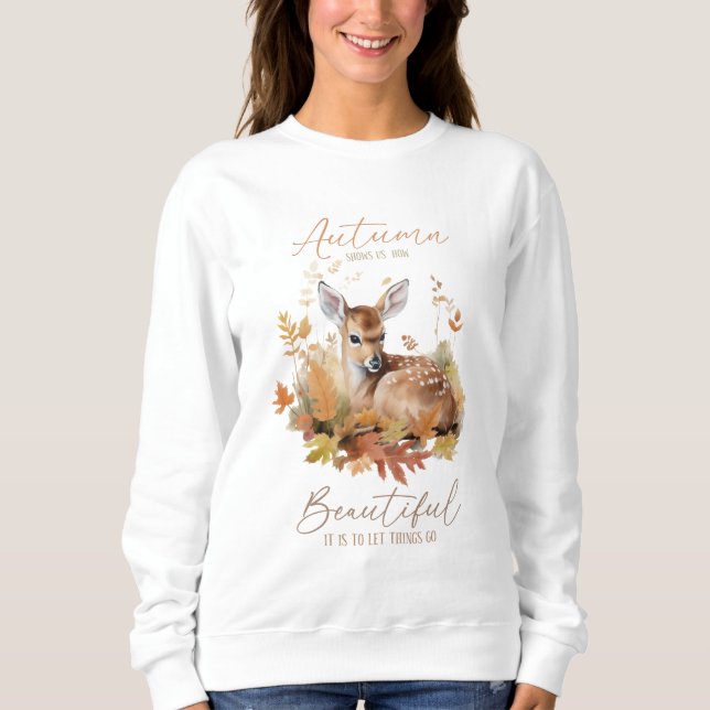 Sweatshirt Automne Nous Montre (Devant)