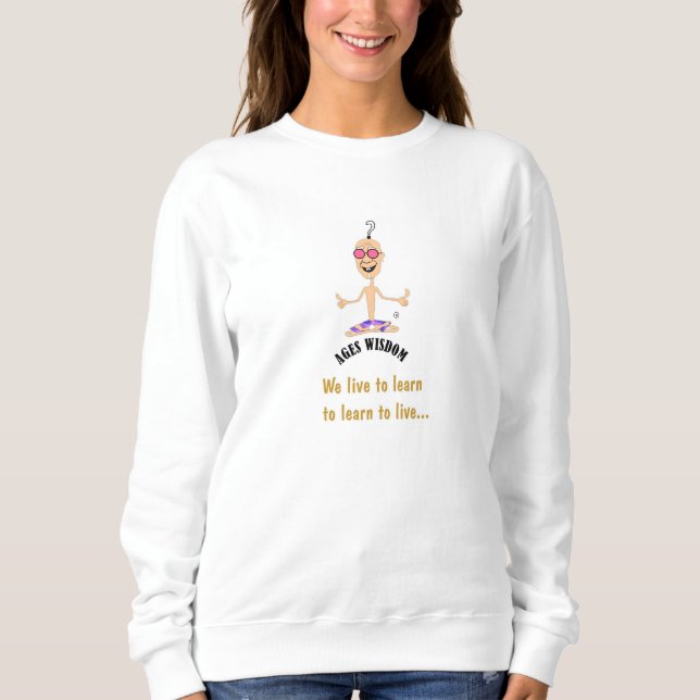 Sweatshirt autonomisation de la sagesse (Devant)