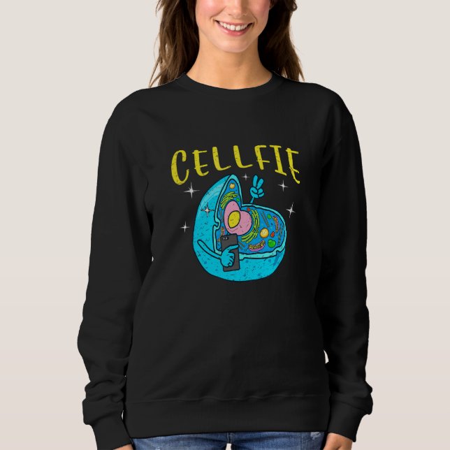 Sweatshirt Autoportrait de cellule Cellfie (Devant)