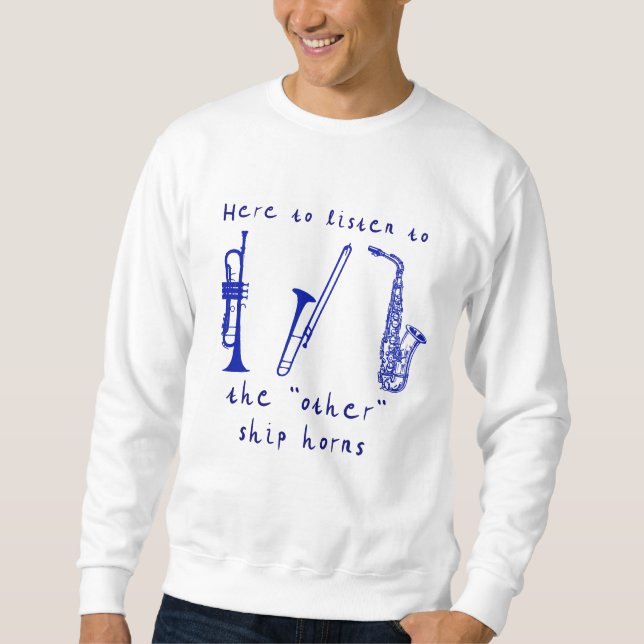 Sweatshirt Autres cornes de navire de croisière Unisexe (Devant)