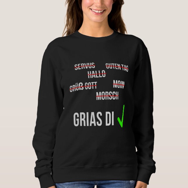 Sweatshirt Autriche Aigle Oida Crest Tirol Steiermark Hommes (Devant)