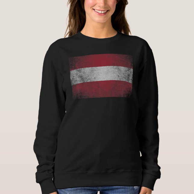 Sweatshirt Autriche Autriche Fierté Drapeau Pays Accueil Corr (Devant)