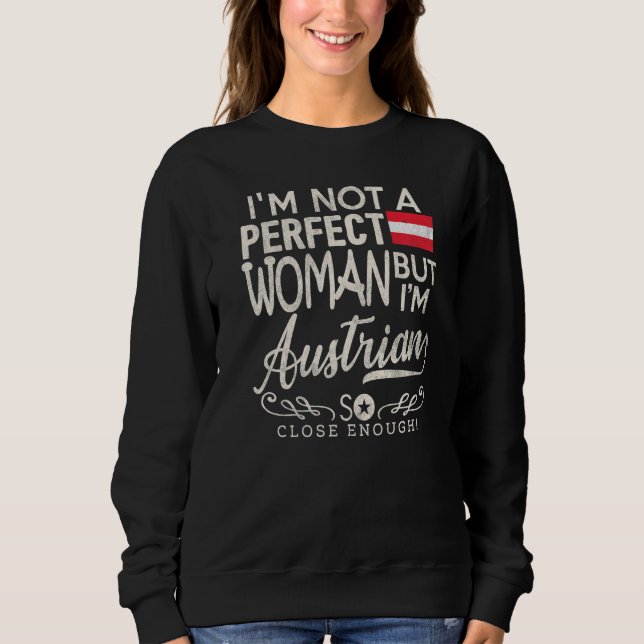 Sweatshirt Autriche Drapeau Femme Autriche Pride Souvenir (Devant)
