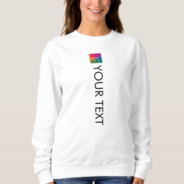Sweatshirt Avant et arrière Imprimer Modèle femmes Moderne te (Devant)