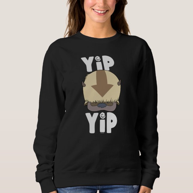 Sweatshirt Avatar Le Dernier Airbender - Appa Sky Bison Yip Y (Devant)