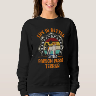 Sweatshirt avec la Parson Russell Terrier 1