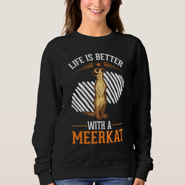 Sweatshirt avec une suricate (Devant)