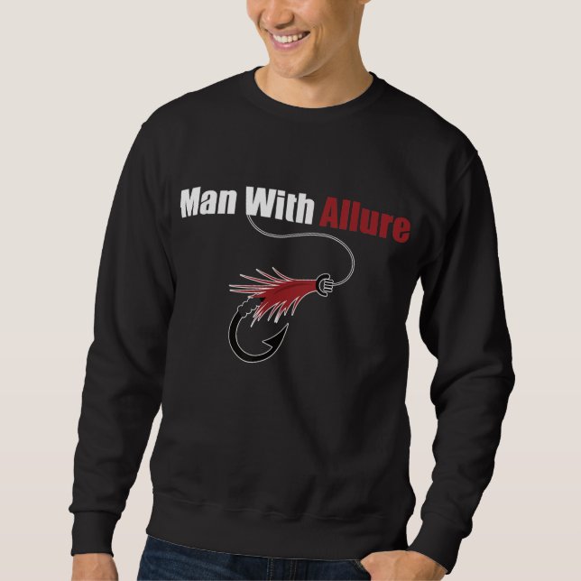 Sweatshirt Avec With Allure Fishing Lure Pun Fisherman T-shir (Devant)