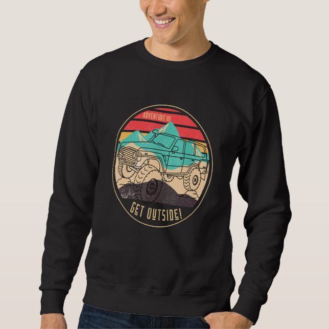 Sweatshirt Aventure 101 Fj Cruiser Dans Les Grands Extérieurs (Devant)