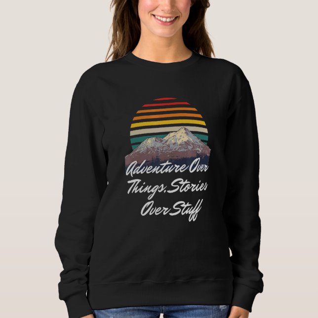 Sweatshirt Aventure sur les choses Histoires sur Stuff Camper (Devant)