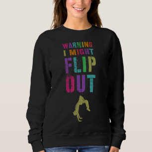 Sweatshirt Avertissement Je Pourrais Retourner Chevaucher Tea