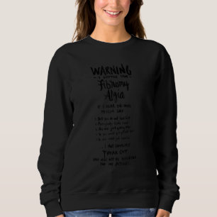 Sweatshirt Avertissement Je souffre Fibromyalgie - Funny Fibr