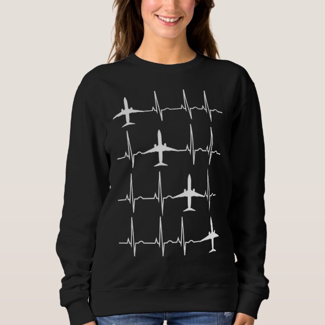 Sweatshirt Aviateur Cool de vol du pilote de battement de coe (Devant)