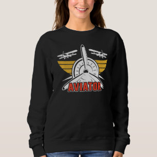 Sweatshirt Avion Avion privé Petit avion Pilote