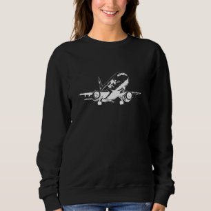 Sweatshirt Avion Dessin Aéronefs hélice Aéronefs