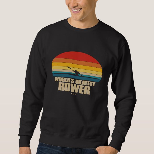 Sweatshirt Aviron Pour Mondes De Style Rétro Plus Étroits Lig (Devant)