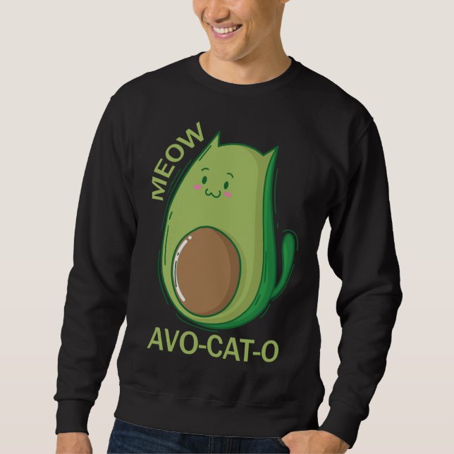 Sweatshirt Avocado Cats Avo - Cat - O (Devant)