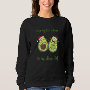 Sweatshirt Avocado Christmas Lights Funny Avocados