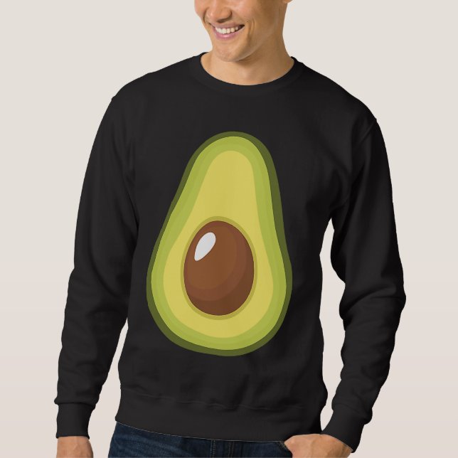 Sweatshirt Avocado Costume  Lazy Costume Avocado (Devant)