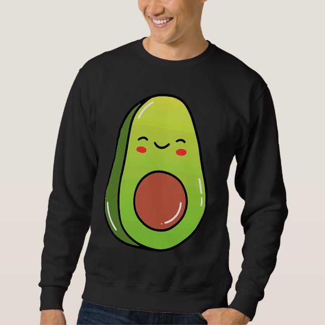 Sweatshirt Avocado Dancing Vegetables For Babies And Toddlers (Devant)