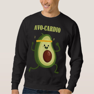 Sweatshirt Avocado Fitness Sports Cardio Nutrition Avo - Cart
