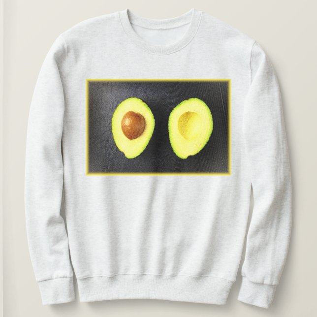 Sweatshirt "Avocado Fruit" Belle Photo. Commandez dès mainten (Design devant)