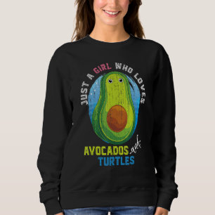 Sweatshirt Avocado Ocean Animal Girls Femmes Animaux Animaux