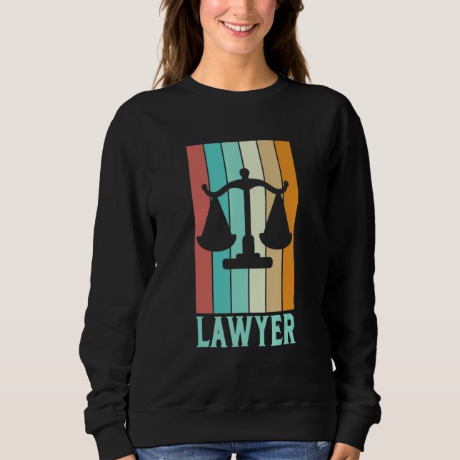 Sweatshirt Avocat Balance De La Justice Avocats (Devant)