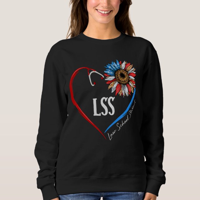 Sweatshirt Avocat de l'école de droit inférieure Sunflower St (Devant)