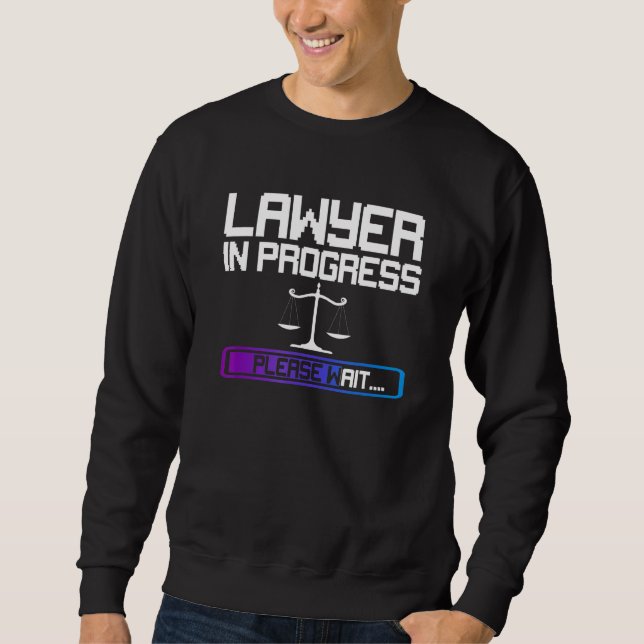 Sweatshirt Avocat En Cours Échelles De L'École De Droit De La (Devant)