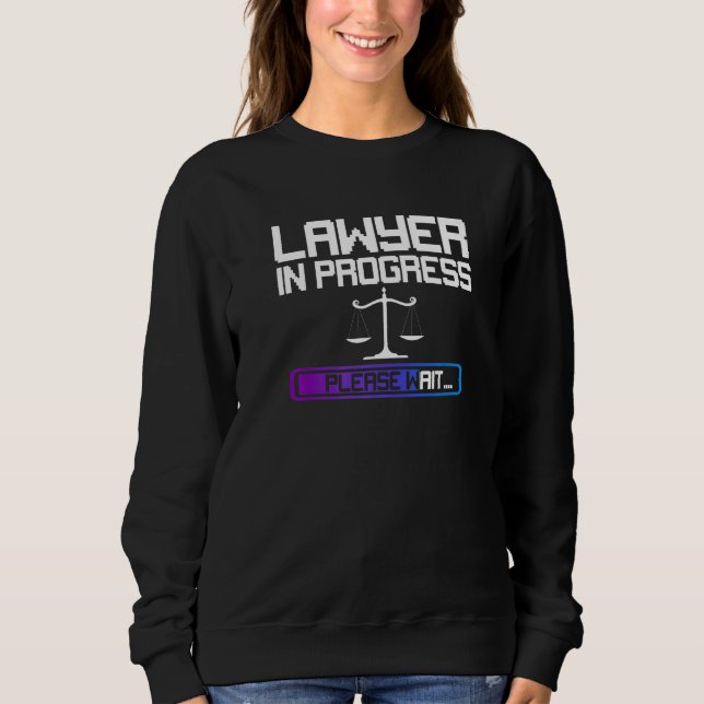 Sweatshirt Avocat En Cours Échelles De L'École De Droit De La (Devant)