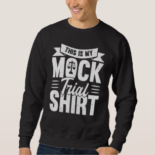 Sweatshirt Avocat en cours Juris Diplômé de la faculté de dro