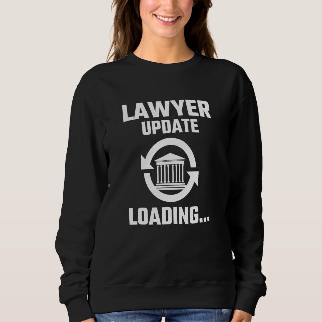 Sweatshirt Avocat En Cours Veuillez Patienter (Devant)