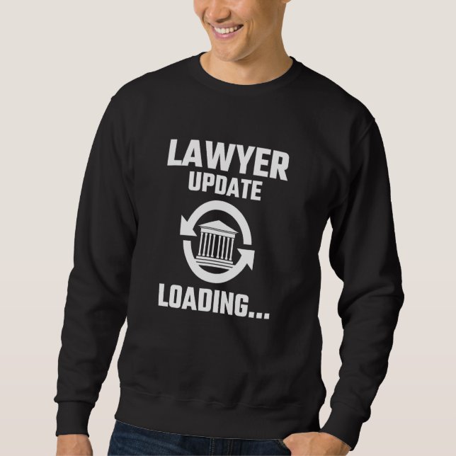 Sweatshirt Avocat En Cours Veuillez Patienter (Devant)