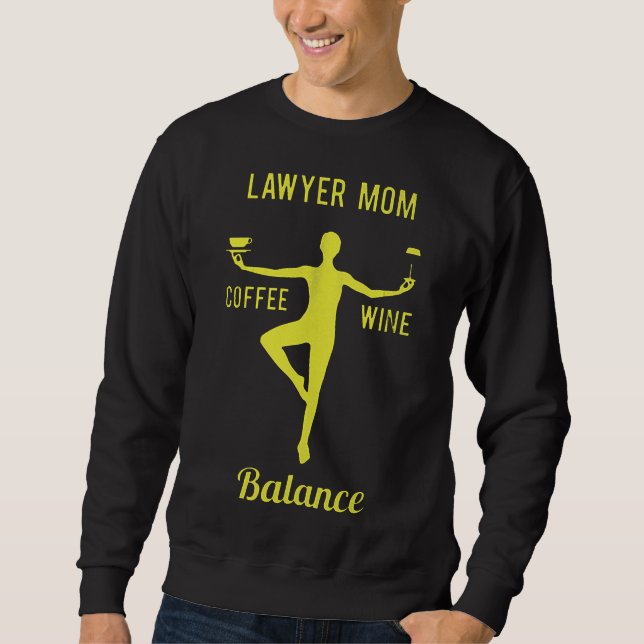 Sweatshirt Avocat maman Café Balance des vins (Devant)