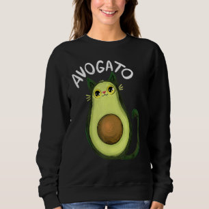 Sweatshirt Avogato Funny Cat Avocado Cinco De Mayo Cat Lady C