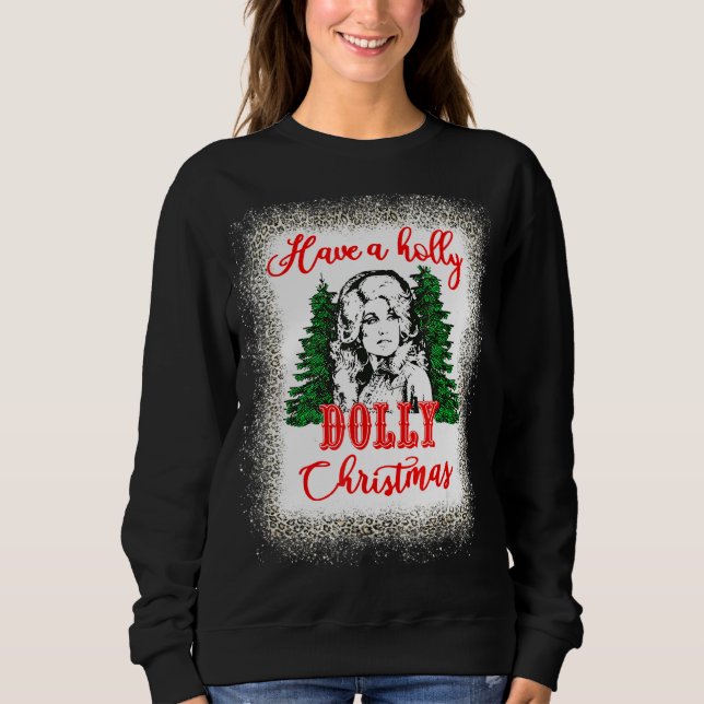 Sweatshirt Avoir Holly Dolly Noël Correspondant Famille Pjs X (Devant)