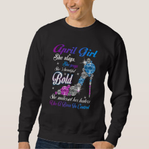 Sweatshirt Avril Fille Elle Pousse Elle Prier Elle Est Belle