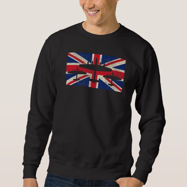 Sweatshirt Avro Lancaster Avion de bombardement britannique d (Devant)