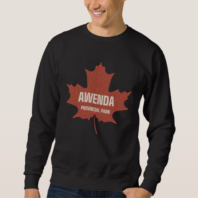Sweatshirt Awenda Provincial Park Ontario Canada Canadian Lea (Devant)