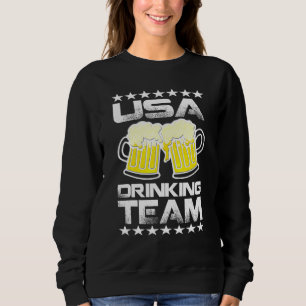 Sweatshirt Awesome Boire Beer Usa Boire Team Pour Les Mens W