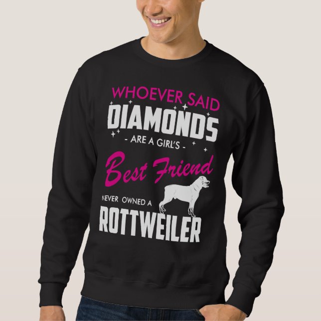 Sweatshirt Awesome Rottweiler (Devant)