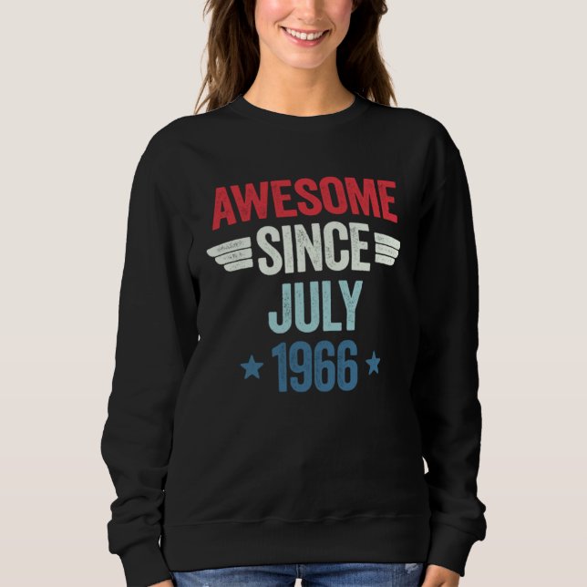 Sweatshirt Awesome Since July 1966 1 (Devant)