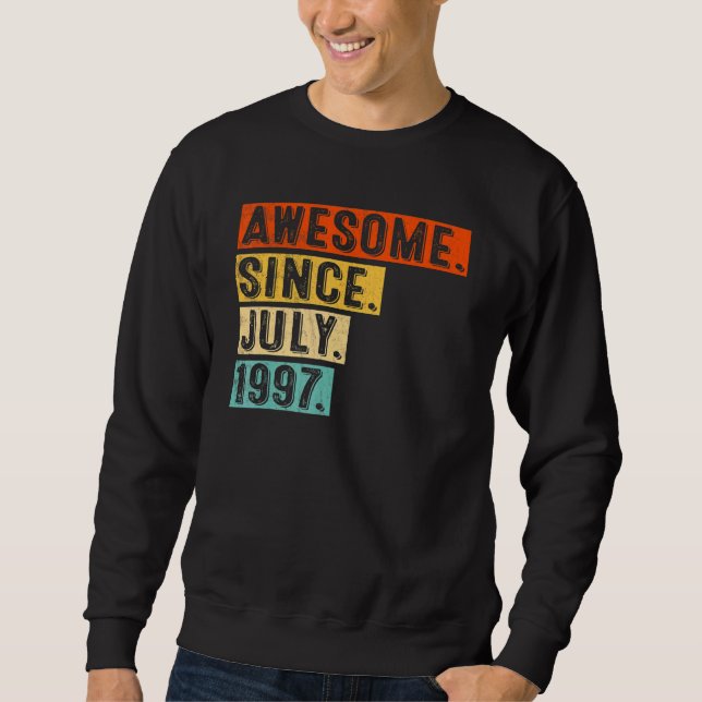 Sweatshirt Awesome Since July 1997 (Devant)