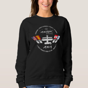 Sweatshirt Axiom Ax 1 Mission Canada L'astronaute Mark Pathy 